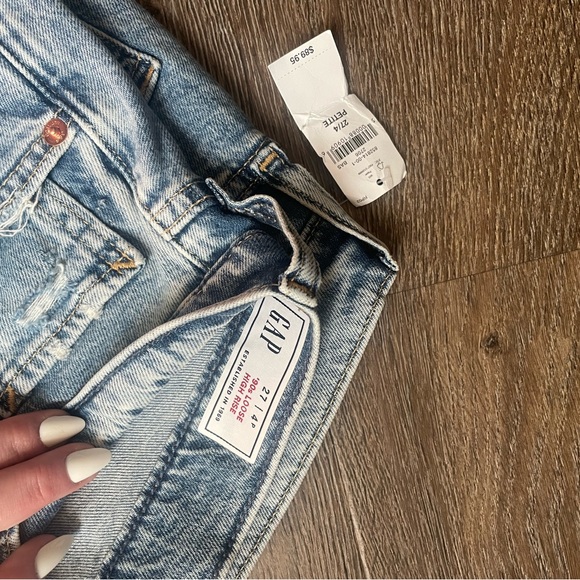 NWT High Rise Organic Cotton 90’s Loose Jeans - Picture 8 of 8